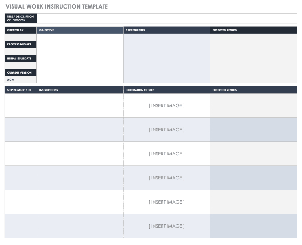 Printable Step By Step User Guide Template Word