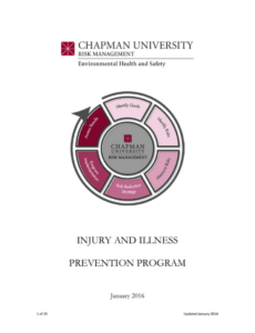 Professional Injury And Illness Prevention Program Template Excel Sample