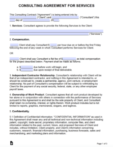 Best Contract For It Services Template Pdf