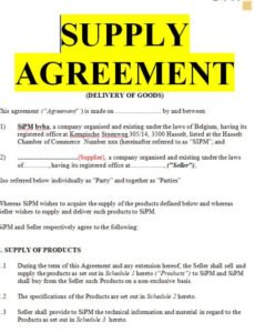 Best Delivery Driver Employment Contract Template  Example