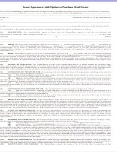 Costum Commercial Real Estate Purchase Contract Template Pdf
