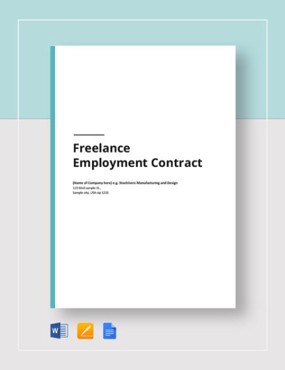 Editable Contract For Freelance Work Template Doc Sample