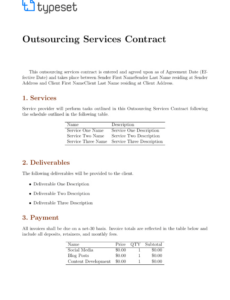 Editable Contract For It Services Template Pdf Example