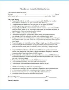 Free Adult Child Living At Home Contract Template Doc Example