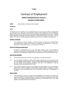 Free Chiropractic Assistant Employment Contract Template Doc Sample