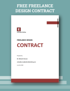 Free Contract For Freelance Work Template Word Example