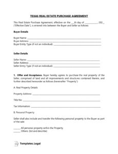 Free Home Sale By Owner Contract Template Pdf