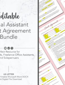 Free Sales Assistant Contract Template Doc