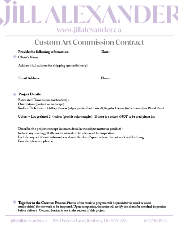 Printable 50 Sales Comission From Art Contract Template Pdf Example