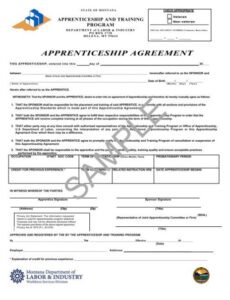 Printable Apprentice Contract Of Employment Template Doc