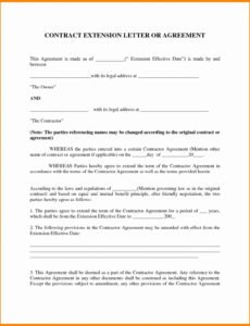 Printable Contract Between Two Companies Template Word Example