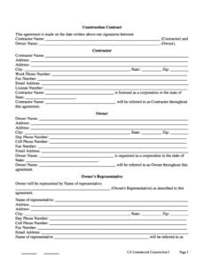 Printable International Chamber Of Commerce Contract Template