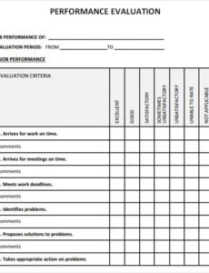 Best Manager Tools Performance Review Template  Sample