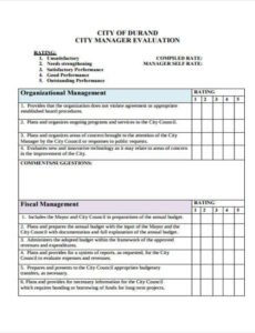 Best Retail Store Manager Performance Review Template Pdf