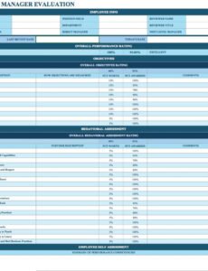 Best Sales Team Performance Review Template  Sample