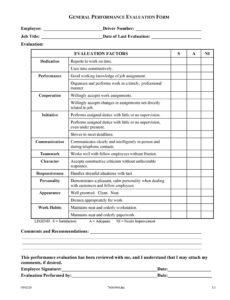 Best Senior Management Performance Review Template  Sample