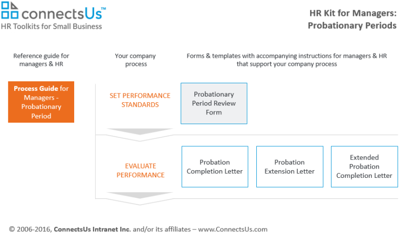 Costum Probationary Period Performance Review Template Word