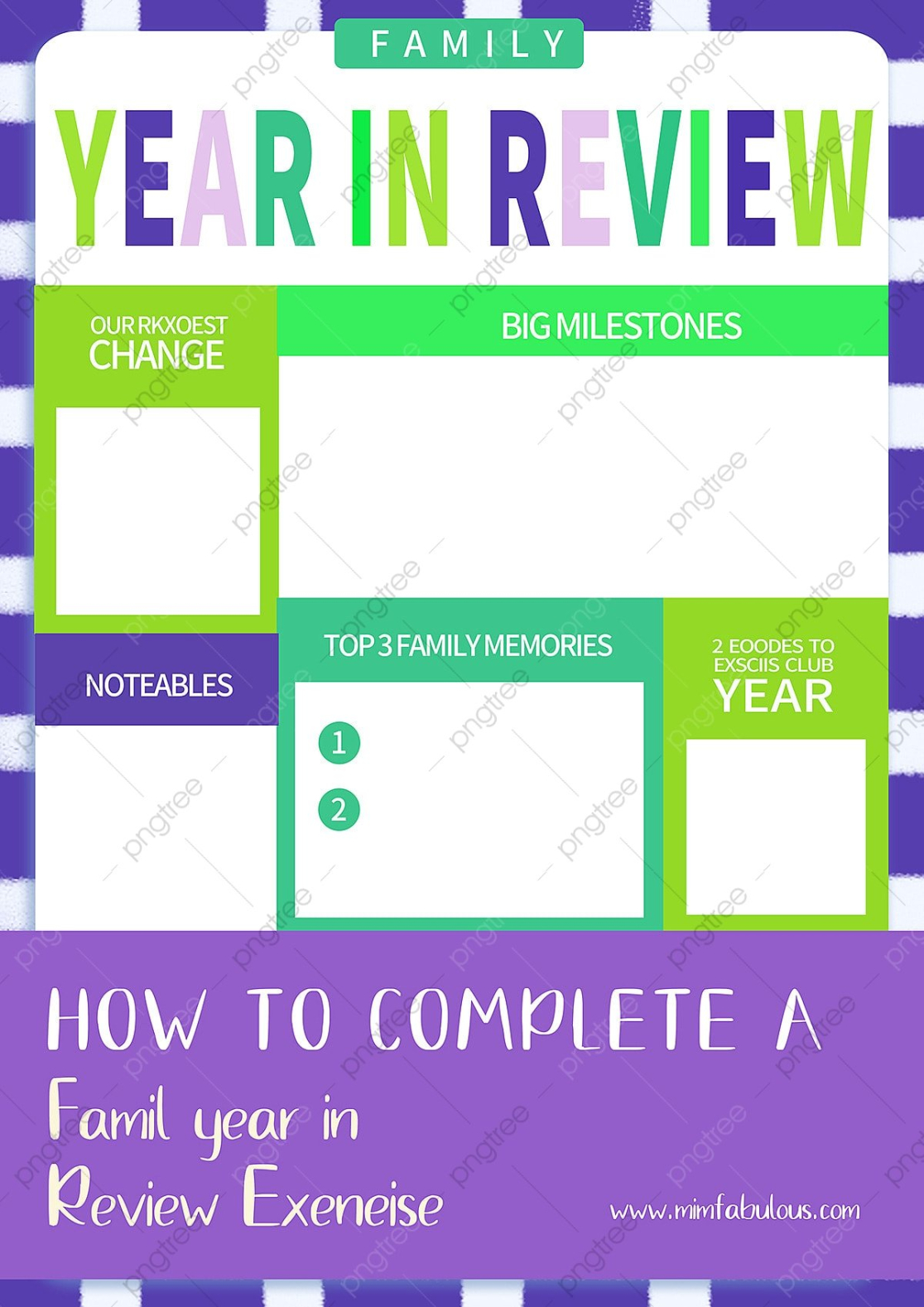 Costum Year End Performance Review Template Excel