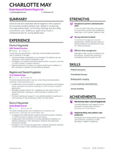 Dental Hygienist Performance Review Template Doc Example