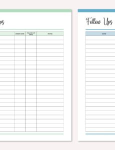 Follow Up Performance Review Template Excel Example