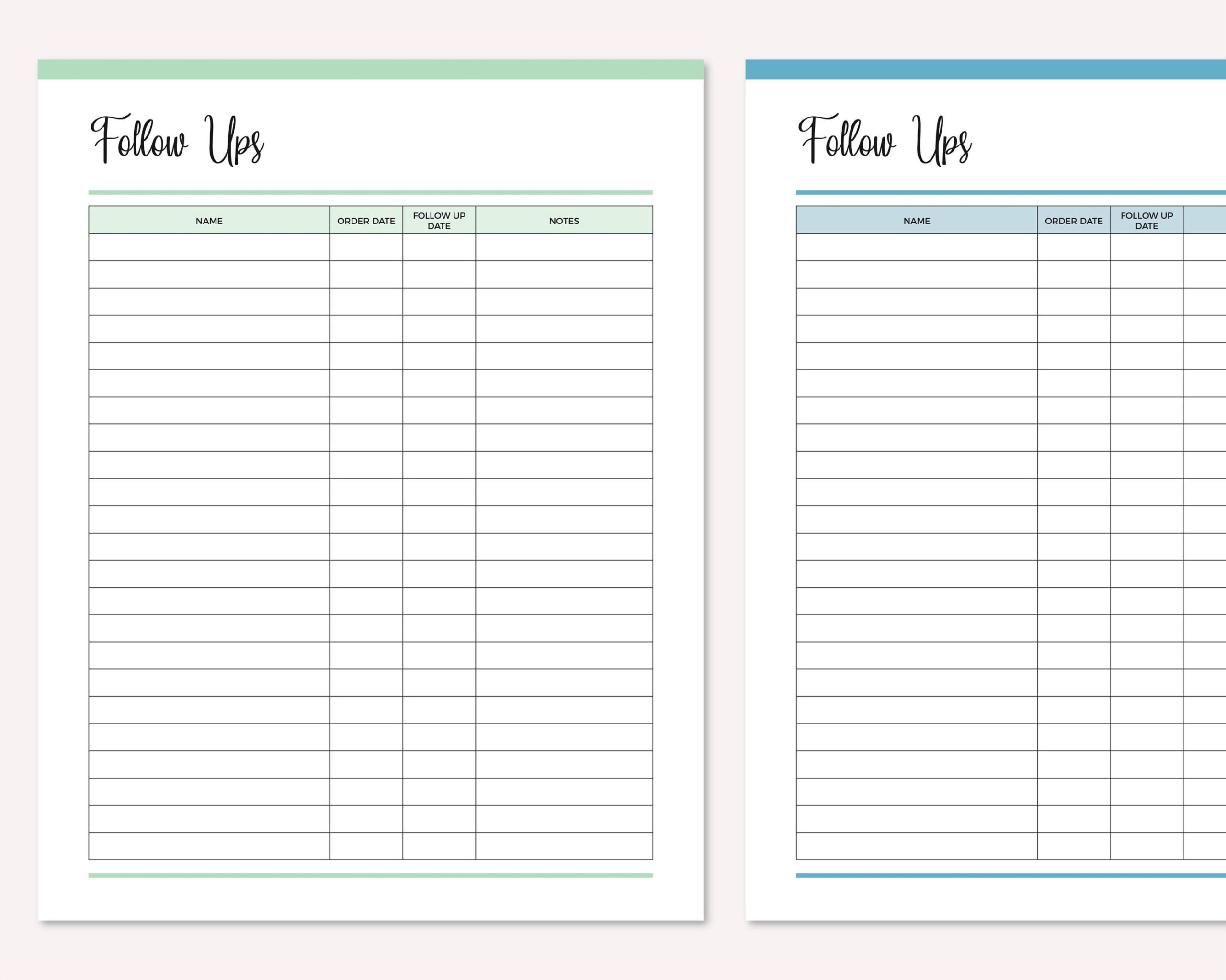 Follow Up Performance Review Template Excel Example