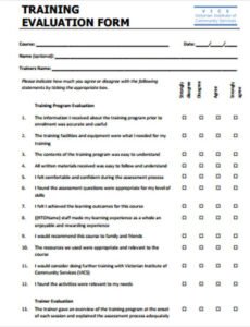 Free Values Based Performance Review Template Doc