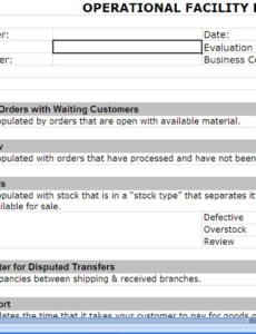 Printable Operations Manager Performance Review Template Doc Example