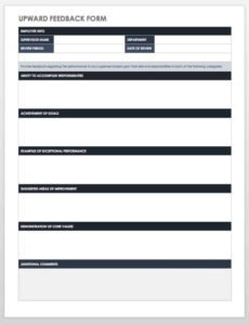 Professional 3 Month Performance Review Template Word Sample