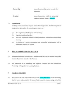 Best Business Partner Contract Agreement Template