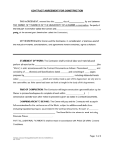 Best Contracts For General Contractors Template Doc