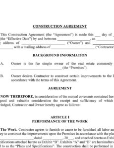 Best Design And Build Contract Template Doc Sample