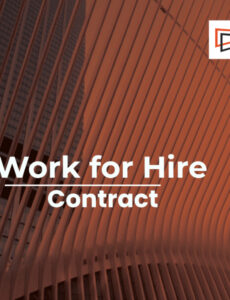 Costum Work Made For Hire Contract Template Word Example