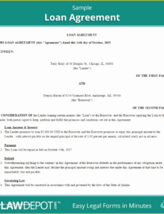 Free Loan Contract Between Friends Template Pdf Sample