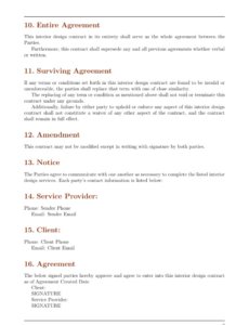 Professional Design And Build Contract Template Doc Sample