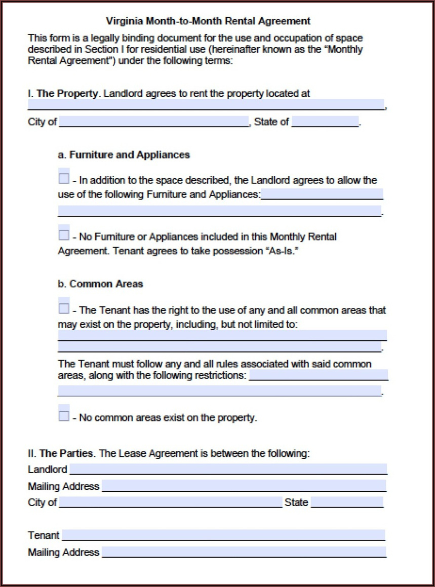 Tenants In Common Contract Template Doc Example