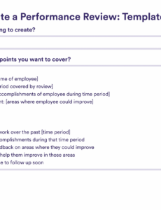 Free Automotive Technician Performance Review Template  Example