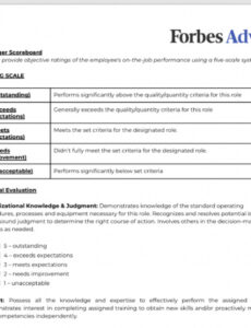 Free Law Firm Performance Review Template  Example