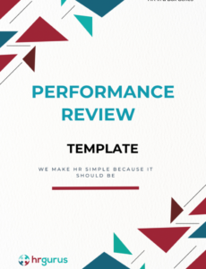 Free Marriage Performance Review Template Pdf Example