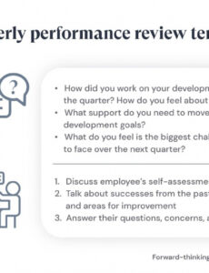 Manufacturing Performance Review Template Word