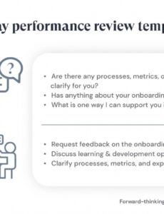 Printable Marriage Performance Review Template  Sample