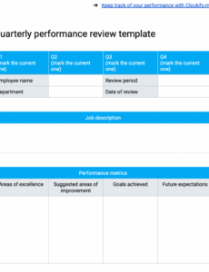 Professional Board Performance Review Template  Sample