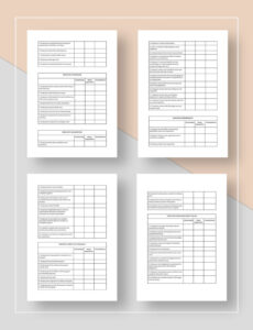 Costum Bartender Performance Review Template Pdf