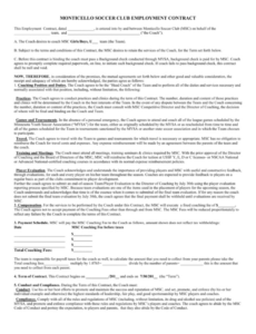 Costum Career Coaching Contract Template Pdf Example