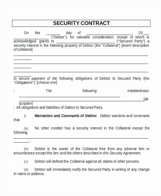 Costum Fire Alarm Service Contract Template Pdf Example