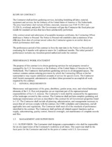 Editable Commercial Lawn Care Contract Template Pdf Sample