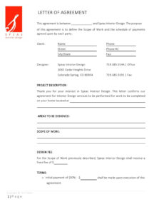 Editable Interior Decorator Contract Template  Example