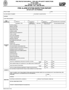 Fire Alarm Service Contract Template Pdf Example