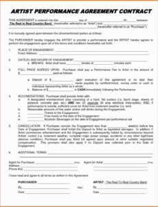 Free Music Therapy Contract Template Pdf