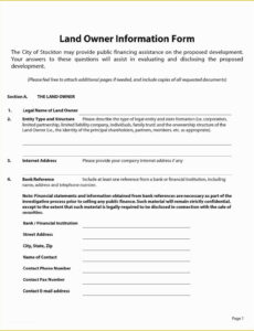 Free Owner Financed Land Contract Template Excel Sample