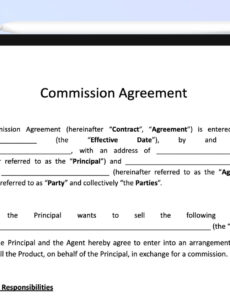 Best Art Commission Contract Template